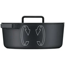 WMF Bräter Flavour oval schwarz 33 x 26 cm
