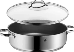 WMF Hohe Servier-Schmorpfanne Devil mit Glasdeckel Ø 28 cm