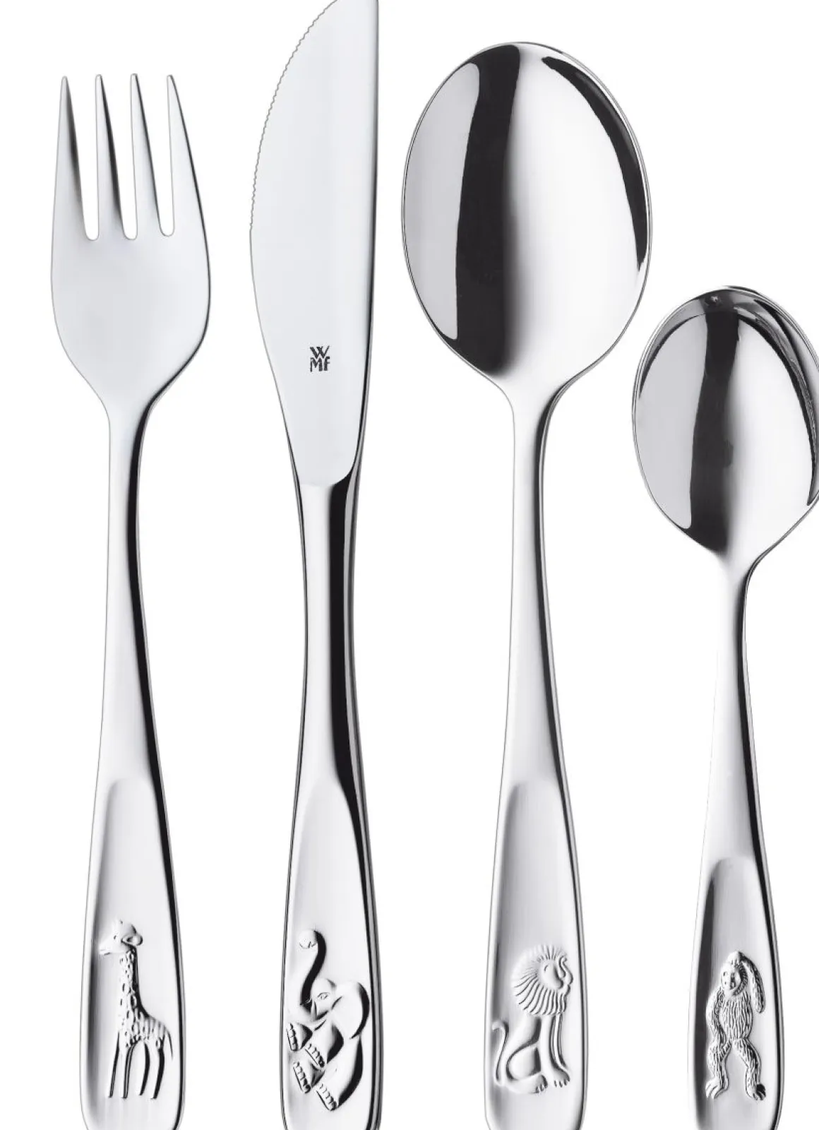 WMF Kinderbesteck-Set 4-teilig Tiere