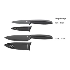 WMF 2-tlg Messerset Touch Schwarz