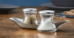 WMF 3-tlg Salz-/ Pfefferstreuer-Set Wagenfeld Max und Moritz