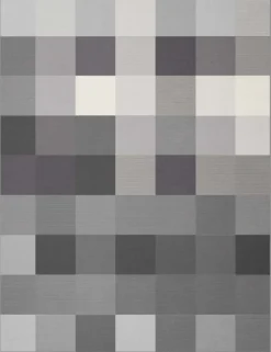 Wohndecke Cotton Home Check Coal 150 x 200 cm