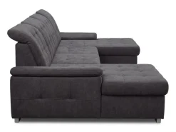Wohnlandschaft Karina mit Funktionen Grau
