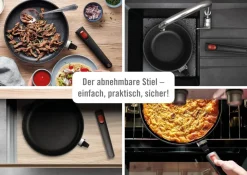 Woll Flachpfanne mit abnehmbarem Griff EcoLite QXR Ø 24 cm