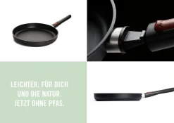 Woll Flachpfanne mit abnehmbarem Griff EcoLite QXR Ø 24 cm
