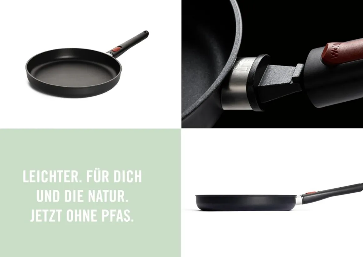 Woll Flachpfanne mit abnehmbarem Griff EcoLite QXR Ø 24 cm