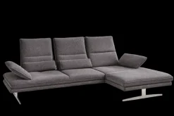 W.Schillig Ecksofa Broadway Anthrazit Longchair R