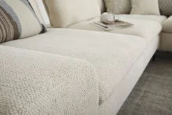 W.Schillig Ecksofa valentinoo Ivory mit Sitztiefenverstellung