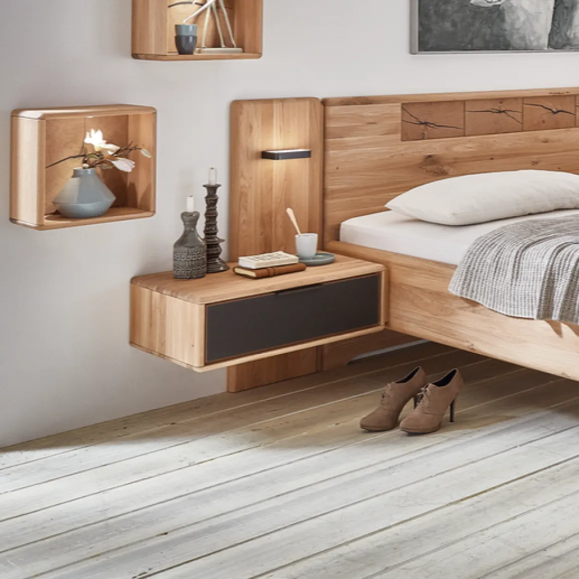 Wöstmann Nachtkommode links WSM 1600 Wildeiche